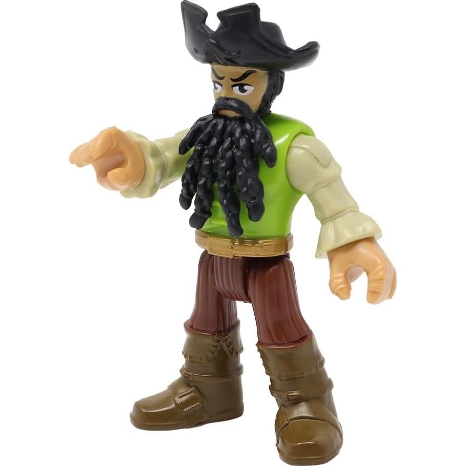Figura de Pirata Barbanegra Fisher-Price Imaginext Reemplazo