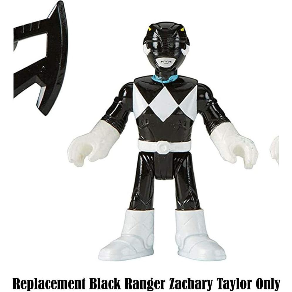 Figura Reemplazo Ranger Negro Zachary Taylor Imaginext CHH57