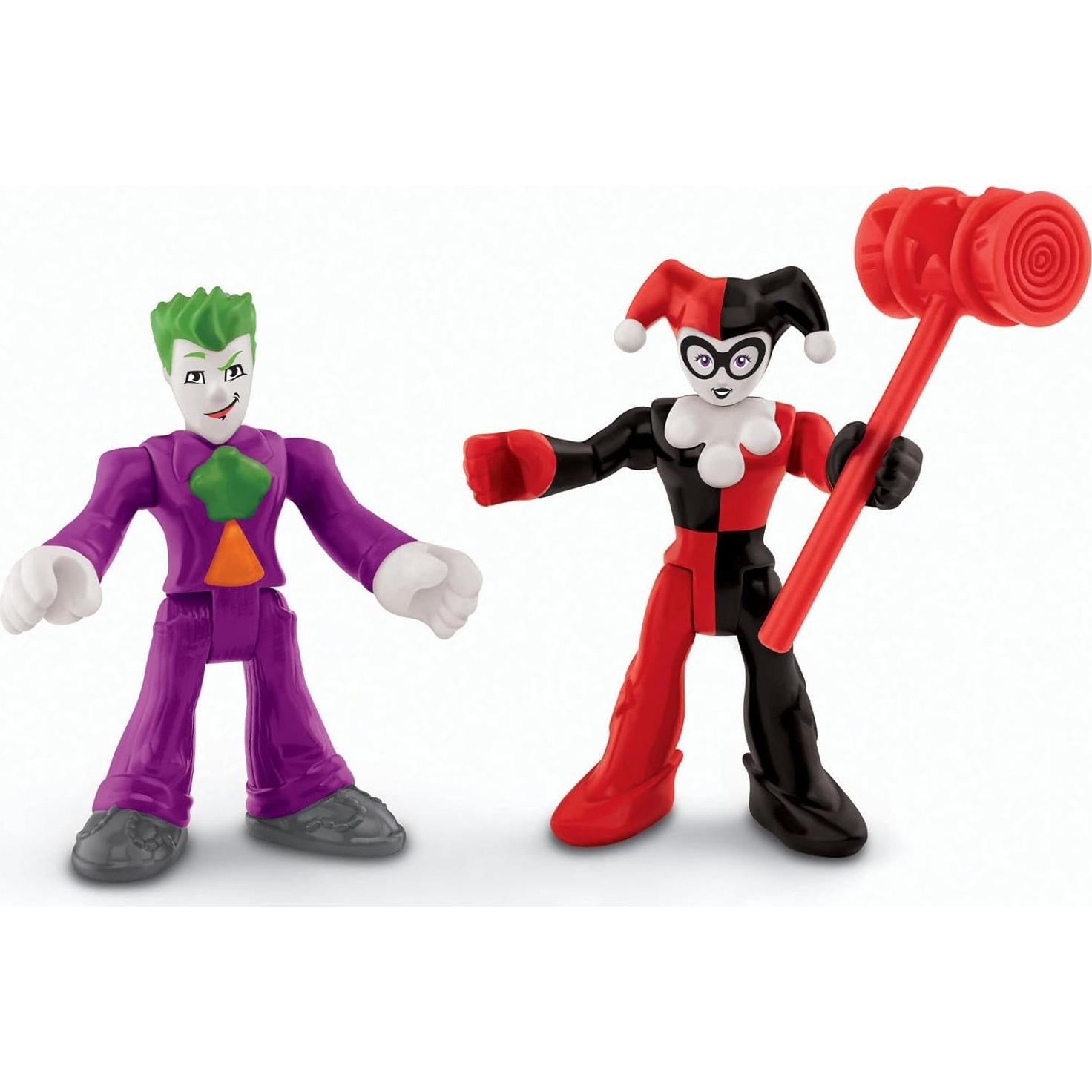 Figuras de acción Fisher-Price Imaginext Joker y Harley Quinn