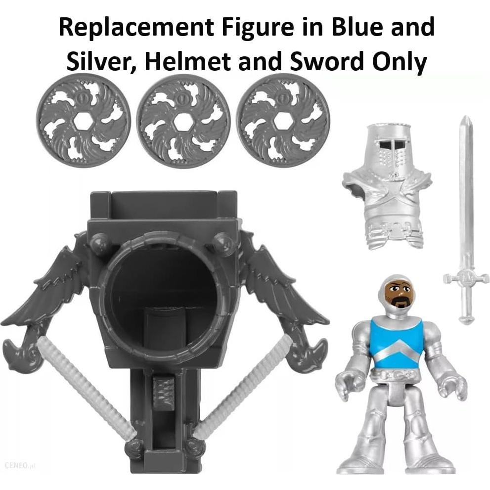 Figura de Repuesto Imaginext Fisher-Price HCG67 Azul y Plata