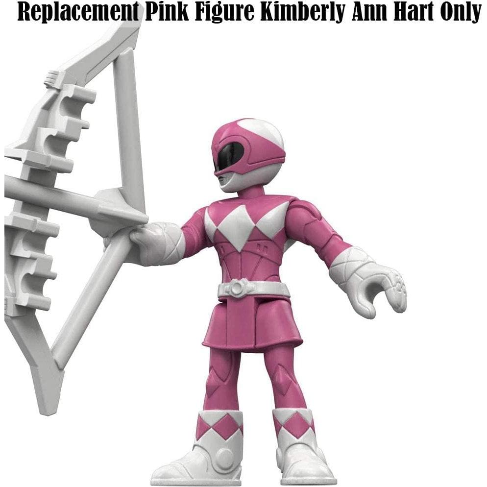 Figura Reemplazo Imaginext DFX60 Ranger Rosa y Zord Pterodáctilo