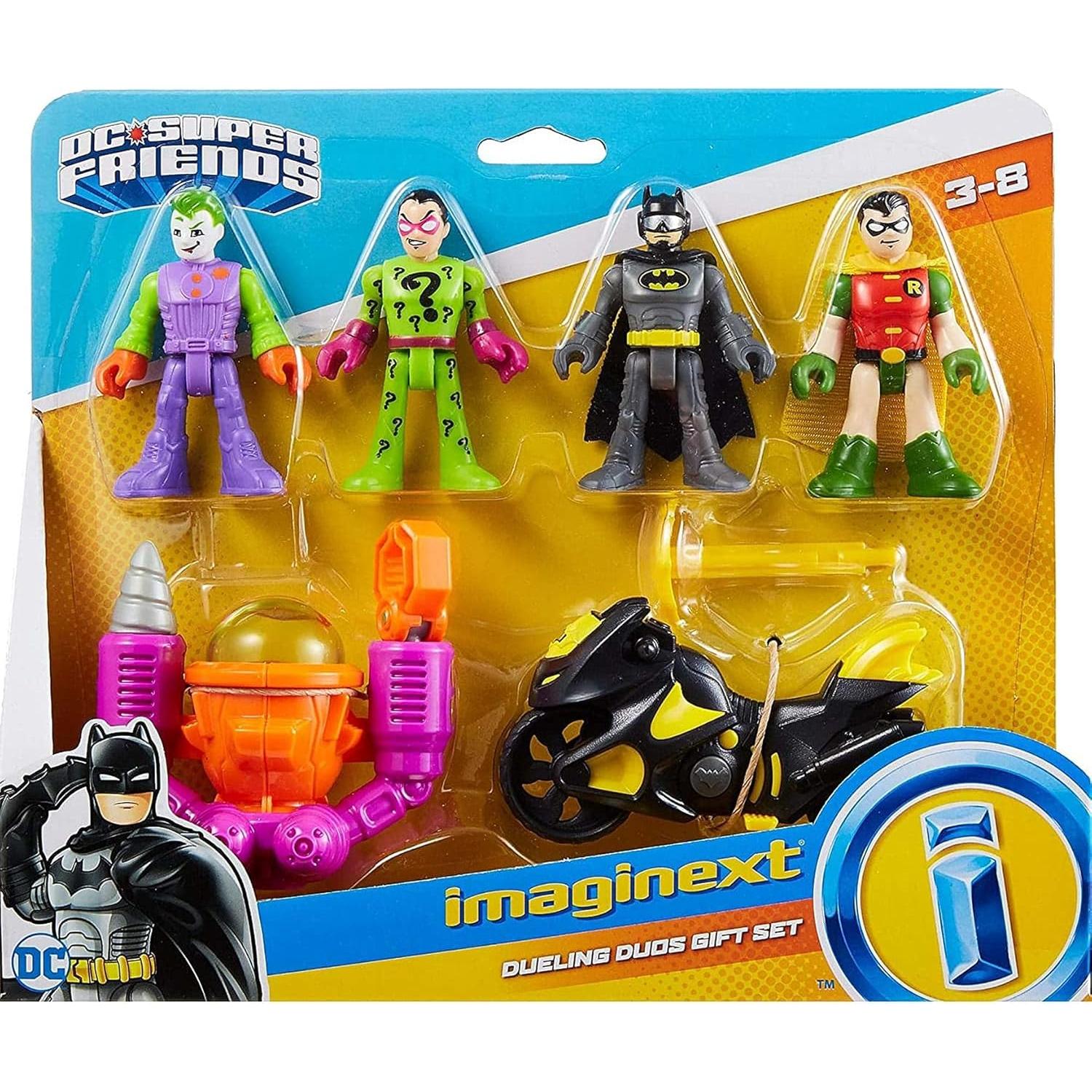 Set de Figuras DC Super Friends Fisher-Price Batman y Joker