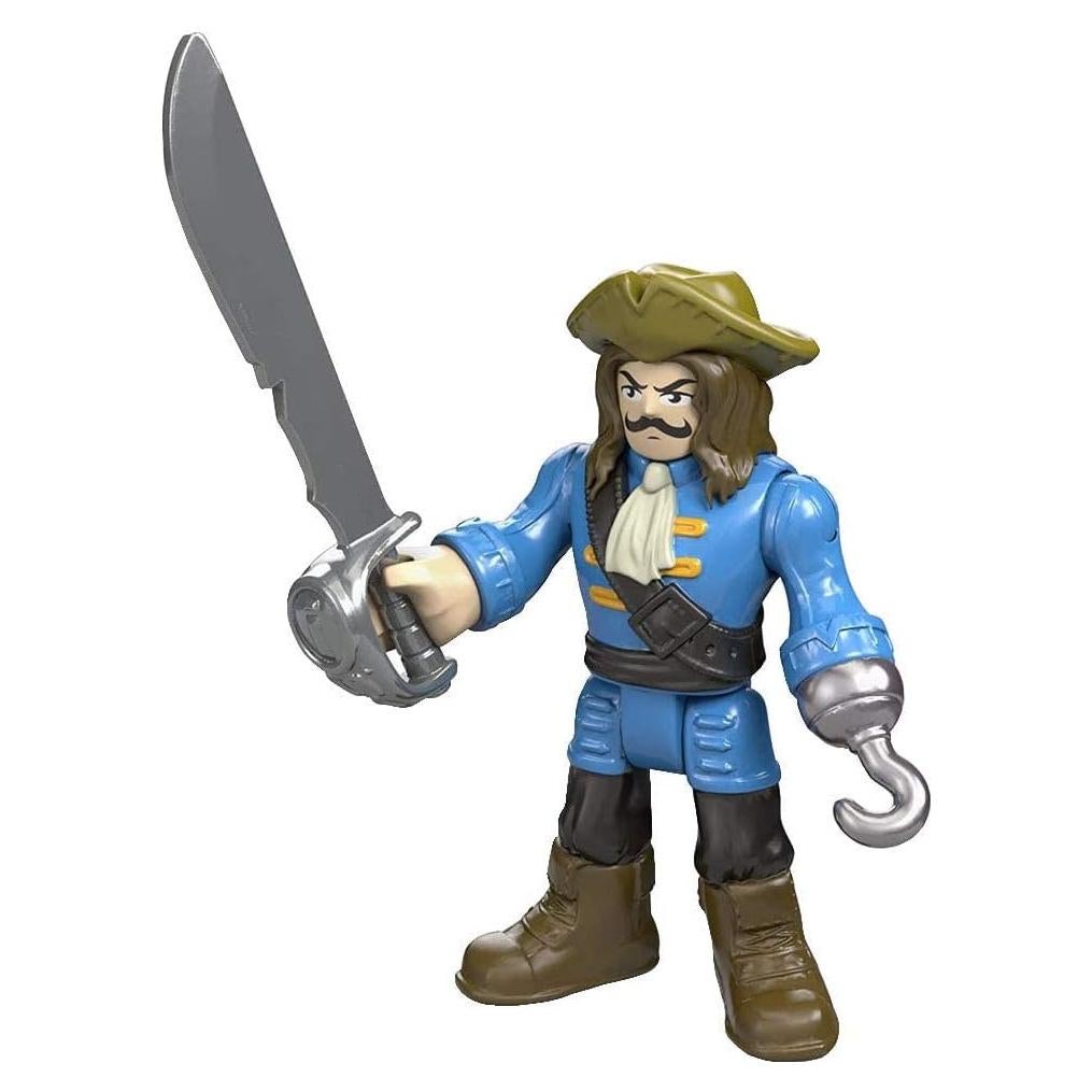 Figura de Pirata Imaginext DHH63 con Garfio y Espada