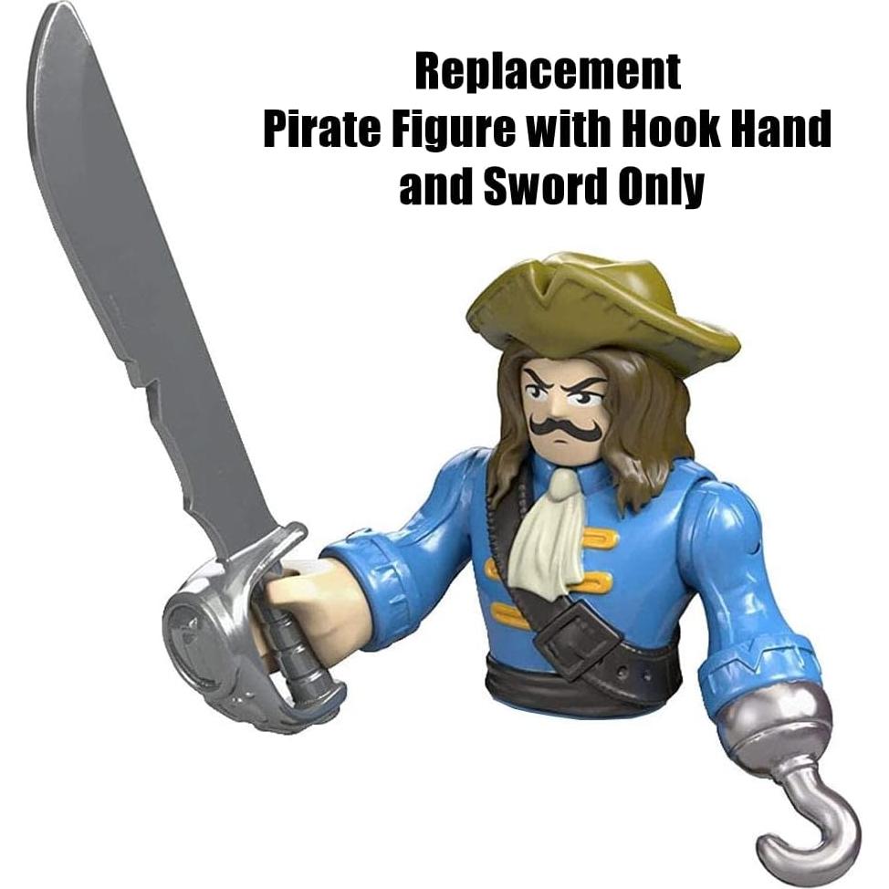 Figura de Pirata Imaginext DHH63 con Garfio y Espada