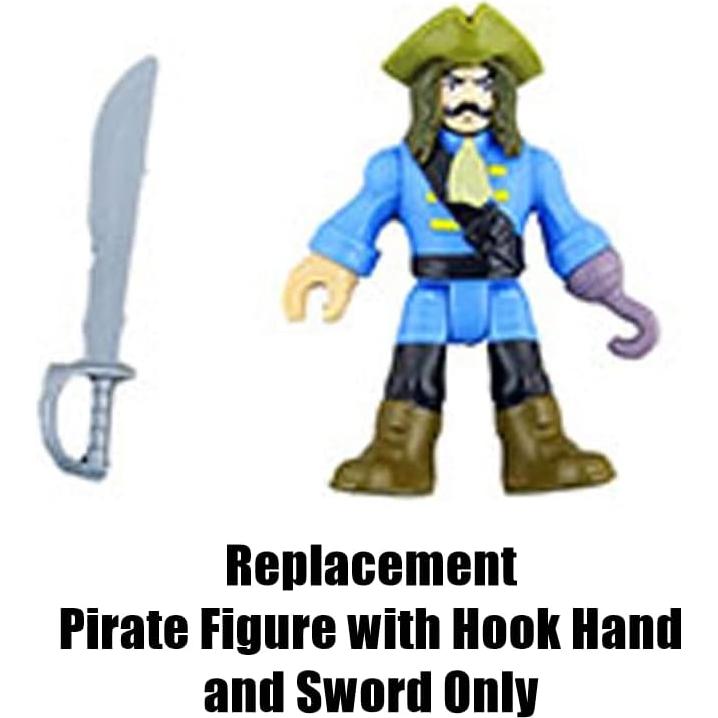 Figura de Pirata Imaginext DHH63 con Garfio y Espada