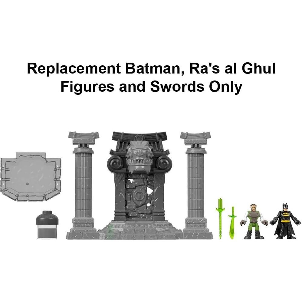Piezas de Repuesto Imaginext Batman FMX64 Figuras y Espadas