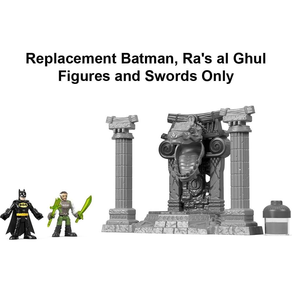 Piezas de Repuesto Imaginext Batman FMX64 Figuras y Espadas