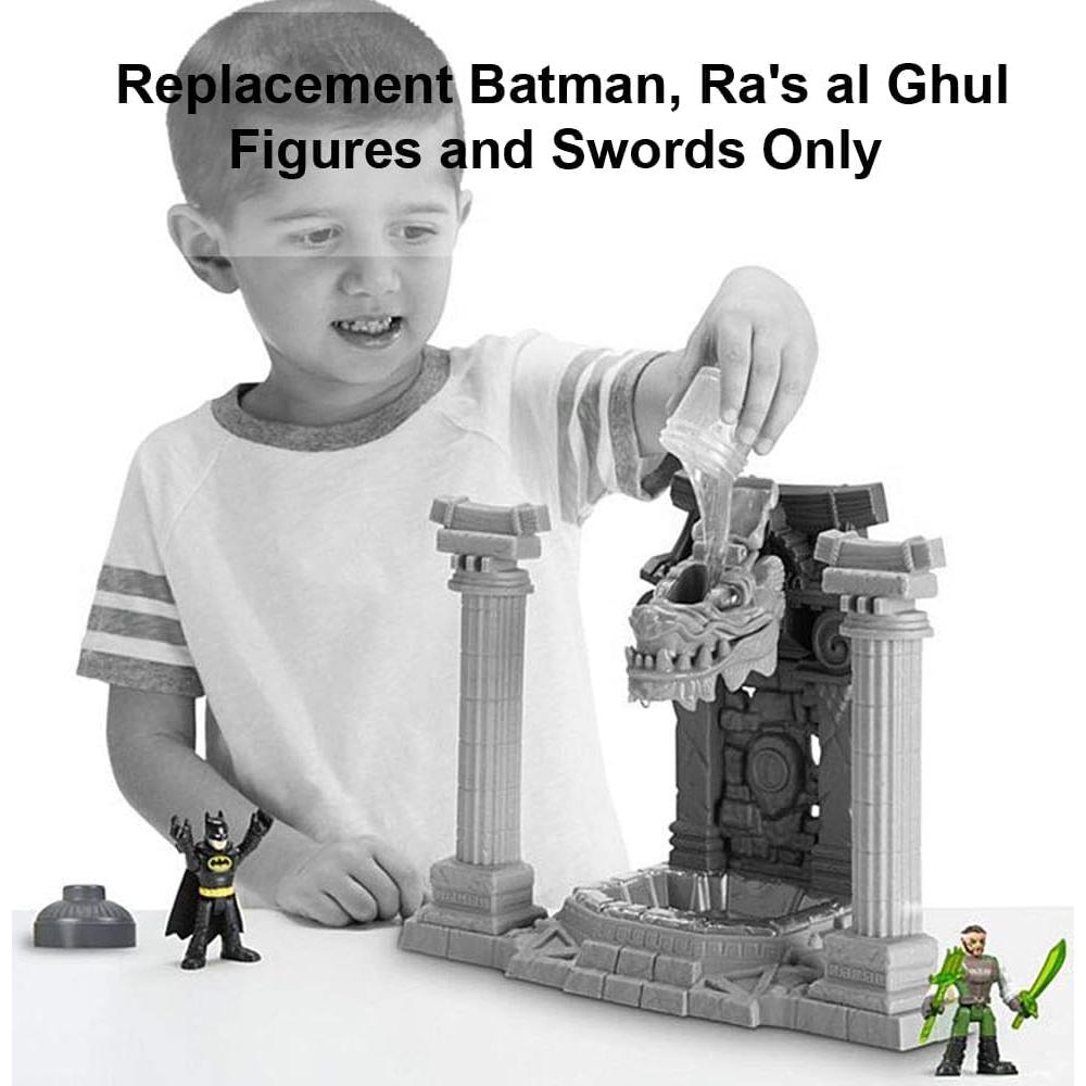 Piezas de Repuesto Imaginext Batman FMX64 Figuras y Espadas