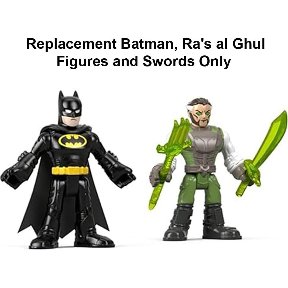 Piezas de Repuesto Imaginext Batman FMX64 Figuras y Espadas
