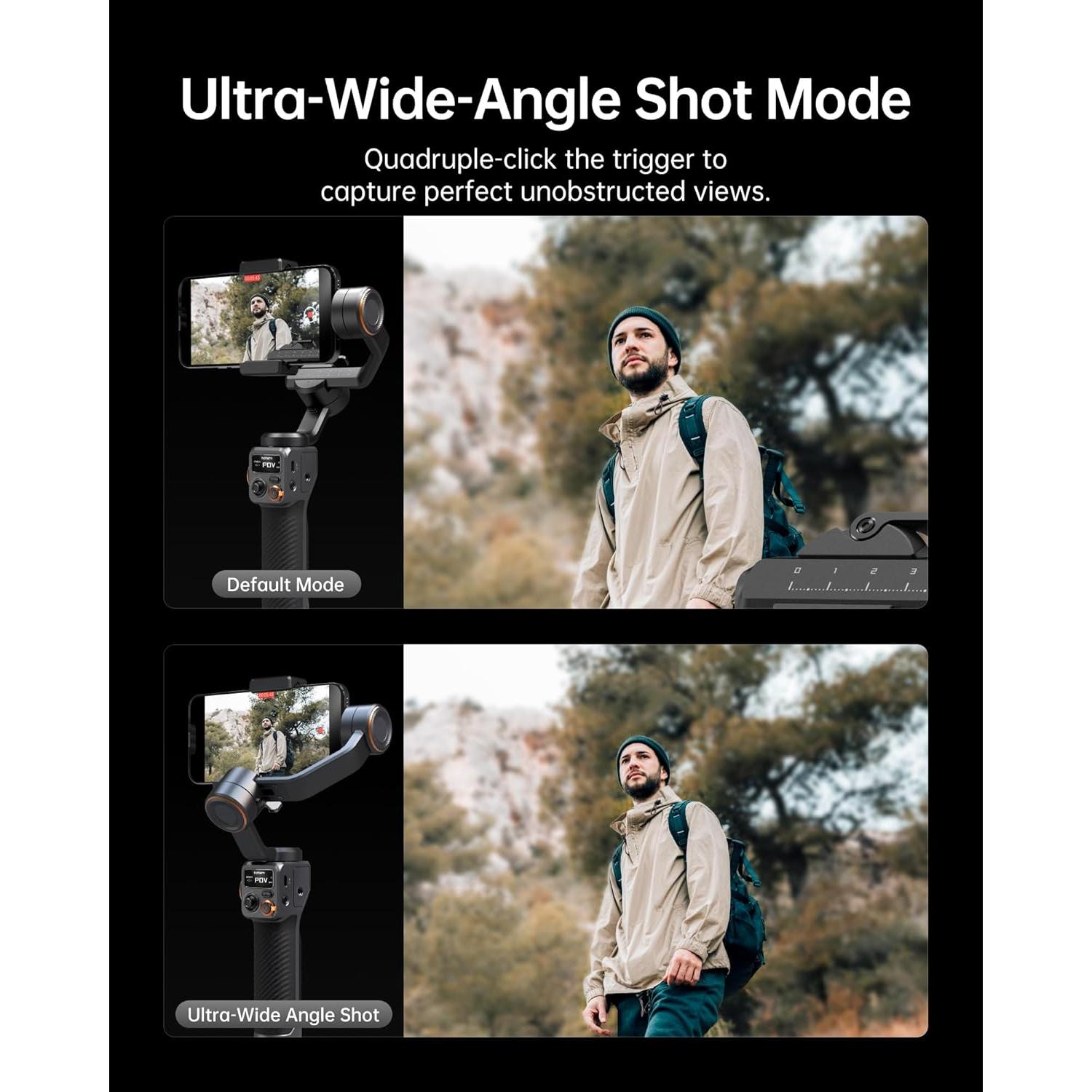 Estabilizador Gimbal Hohem iSteady M6 para Smartphone 3 Ejes