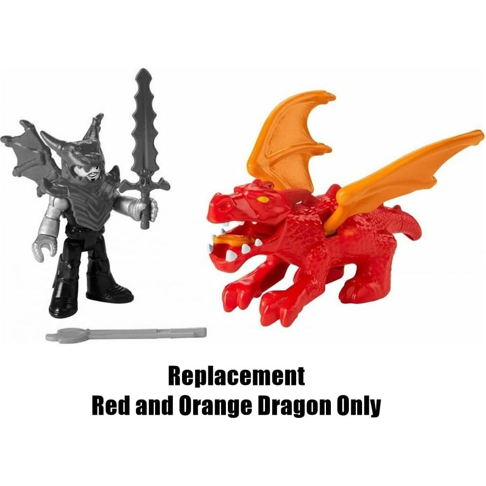 Figura de Dragón de Repuesto Fisher-Price HCG66 Blazing Battler