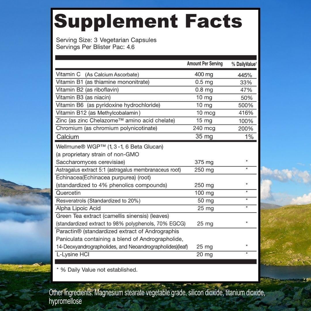 Suplemento Inmunológico ScimeraMD con Zinc y Vitamina C - 14 Cápsulas