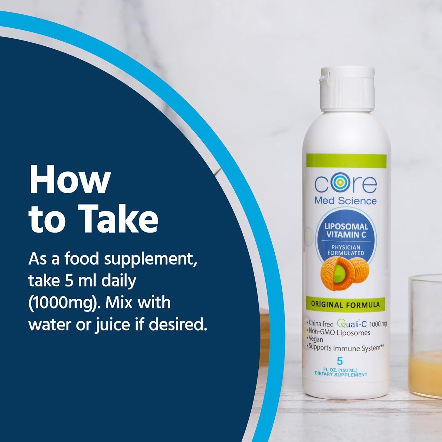 Vitamina C Liposomal 1000mg Core Med Science 148ml