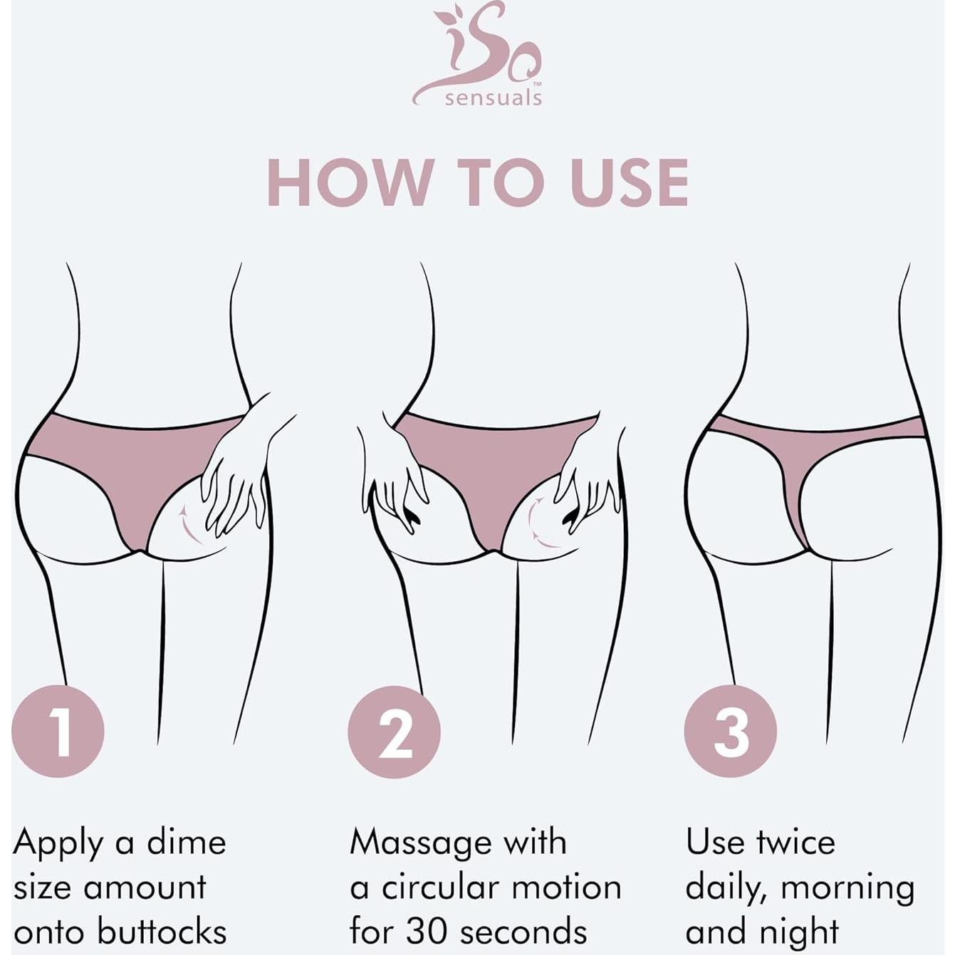 Crema Aumentadora de Glúteos IsoSensuals CURVE - 170g