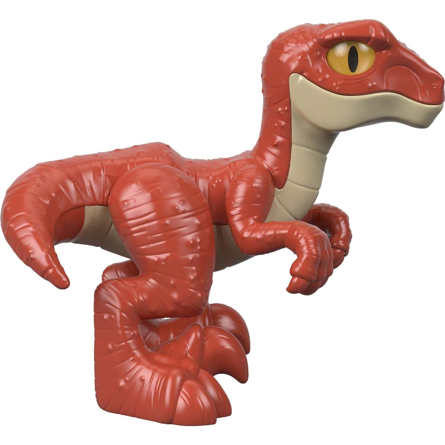 Raptor Rojo Fisher-Price Imaginext Mundo Jurásico 7cm
