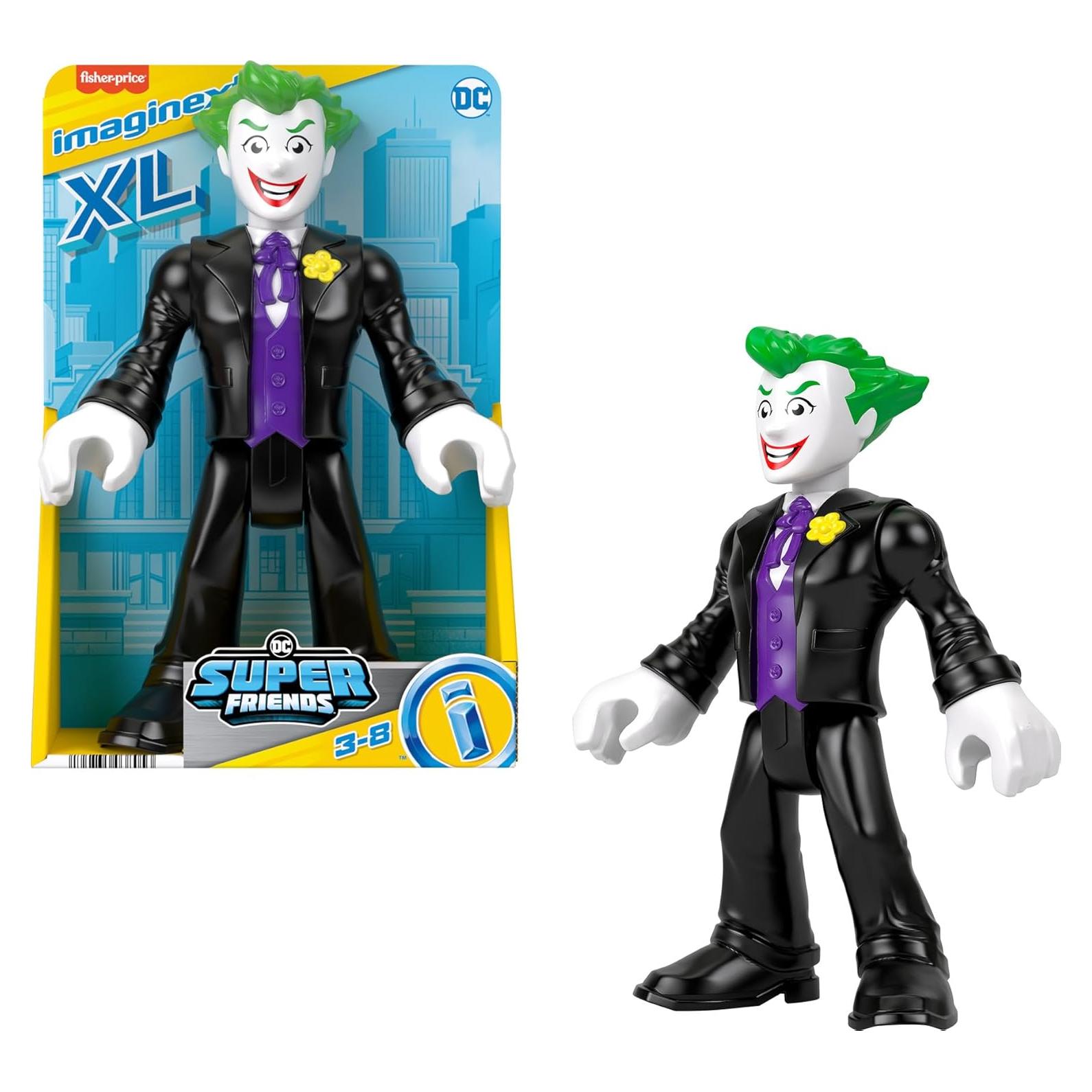 Figura Poseable El Joker XL Fisher-Price 25.4 cm Juguete 3+
