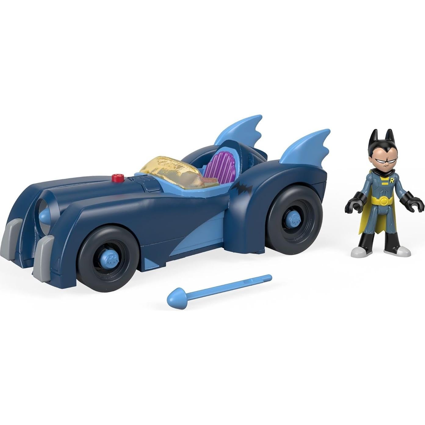 Fisher-Price Imaginext Batmóvil y Robin 20.96x11.09 cm