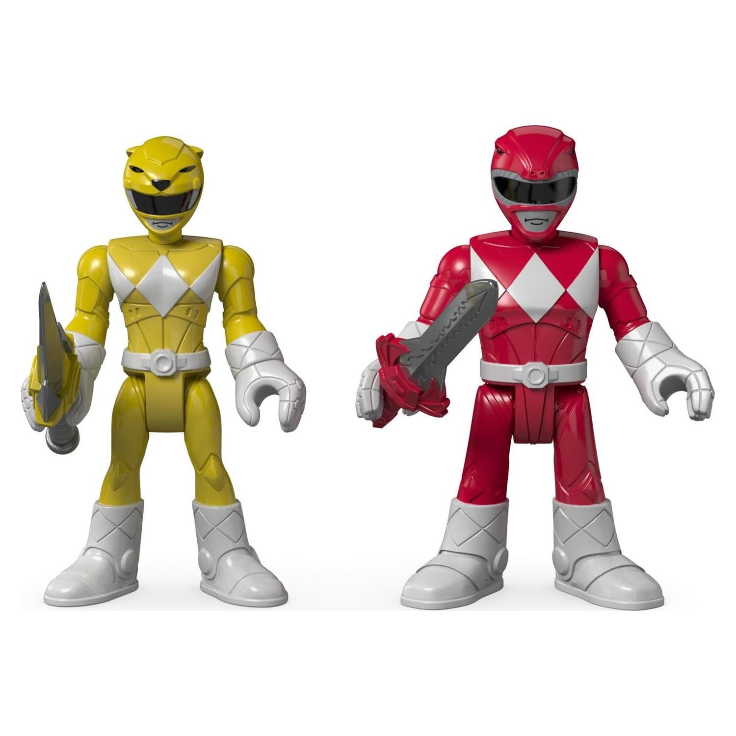 Figuras Power Rangers Rojo y Amarillo Fisher-Price CHH74