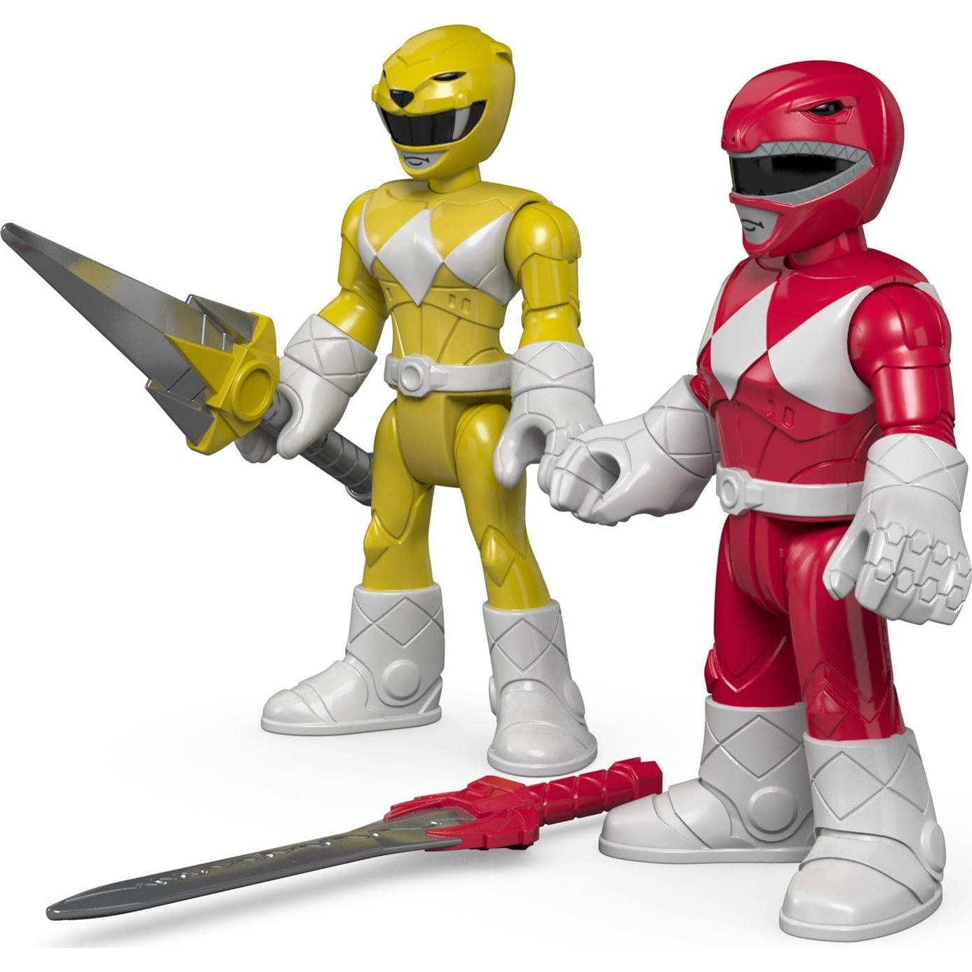 Figuras Power Rangers Rojo y Amarillo Fisher-Price CHH74