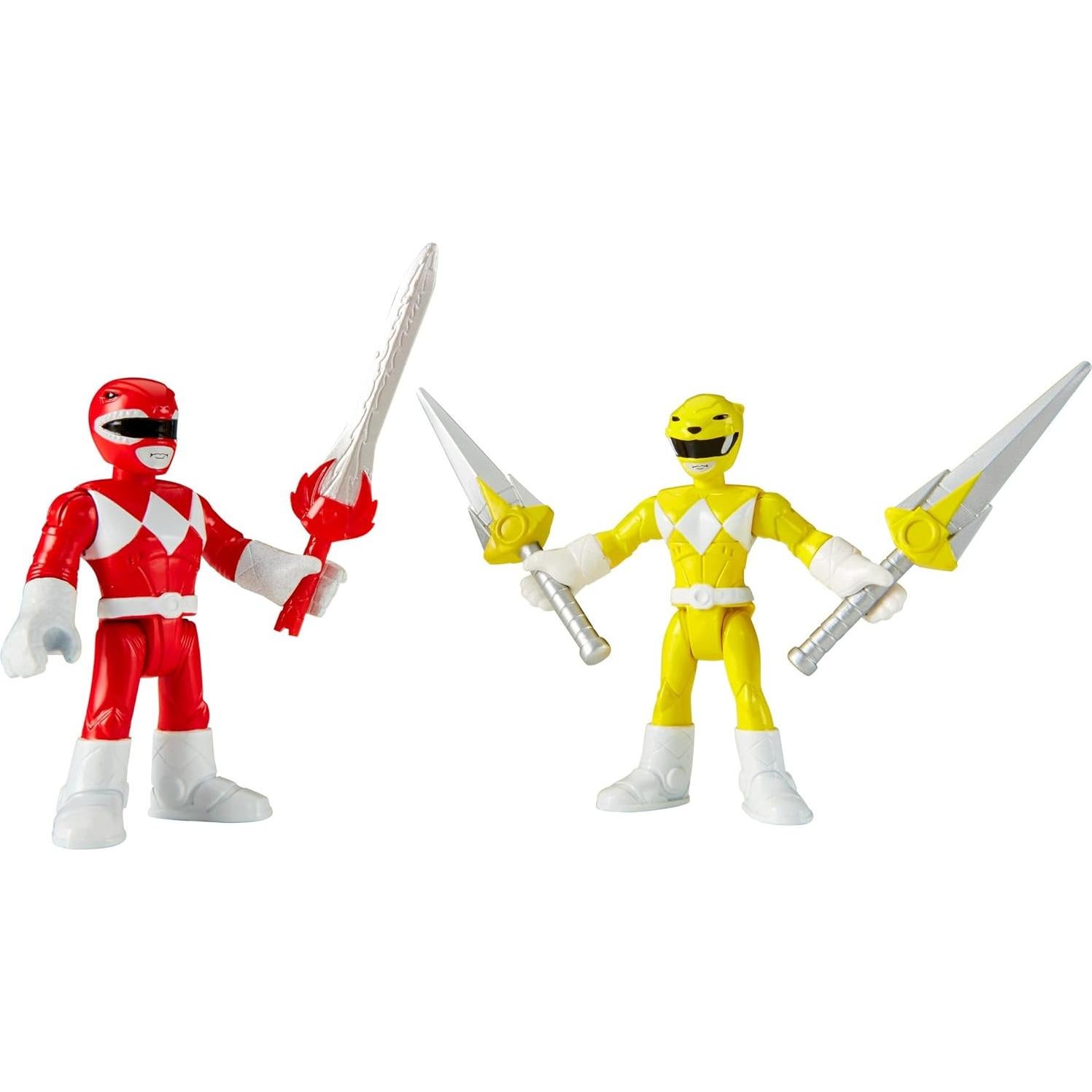 Figuras Power Rangers Rojo y Amarillo Fisher-Price CHH74