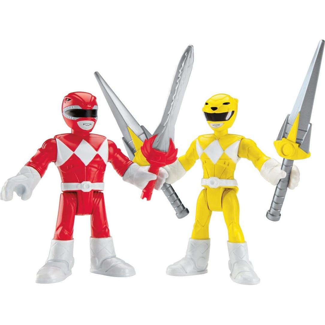 Figuras Power Rangers Rojo y Amarillo Fisher-Price CHH74
