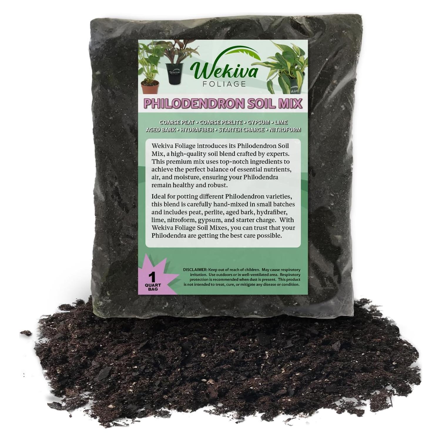 Mezcla de Suelo Premium para Philodendron - 0.45 kg - Wekiva Foliage