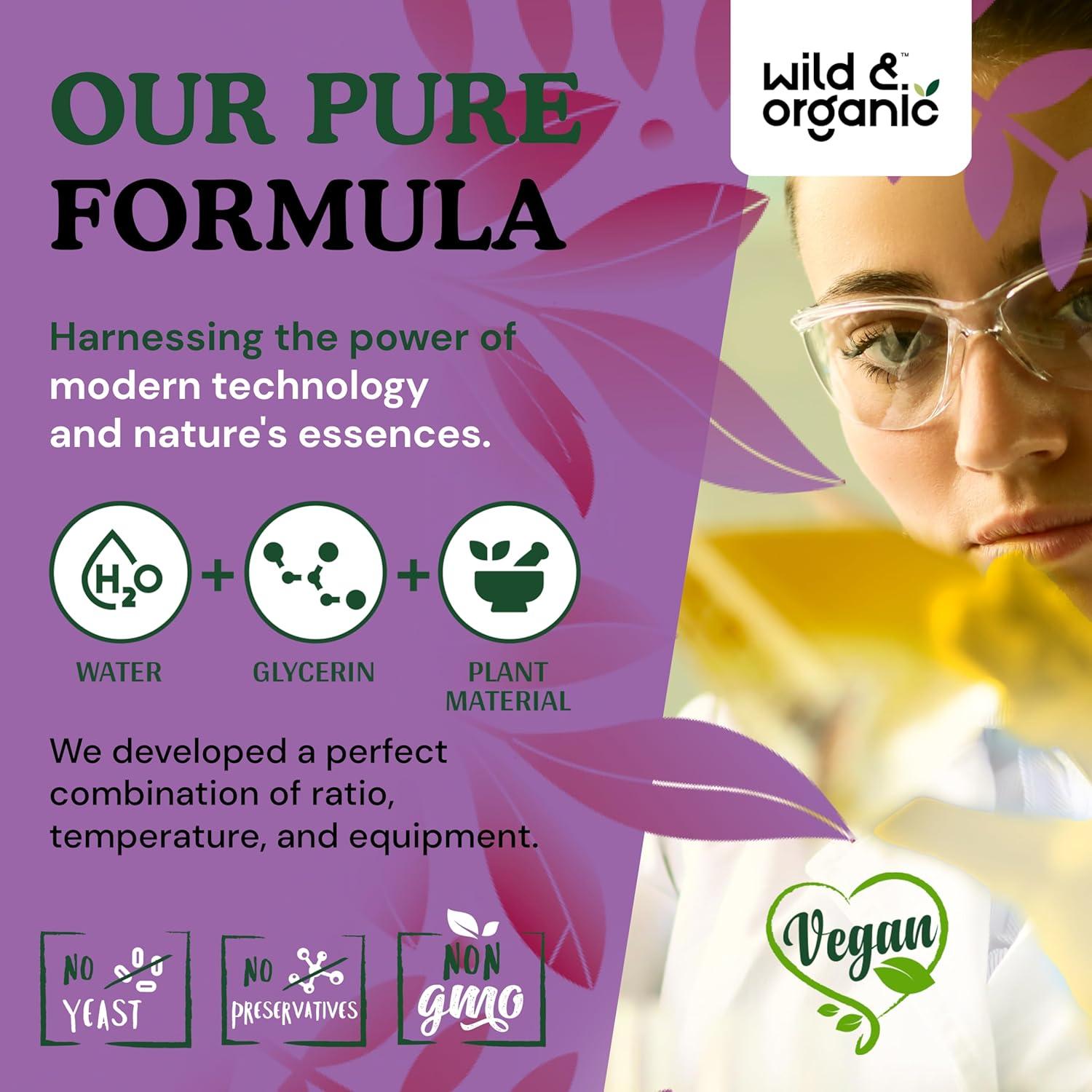 Tintura de Cardo Mariano Orgánico Wild & Organic 59 ml - Sin Alcohol