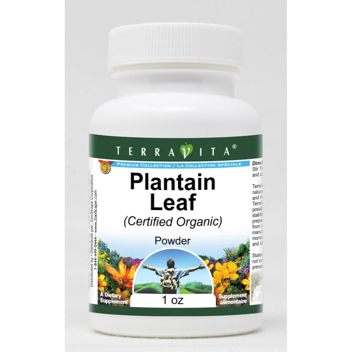 Hoja de Plátano Orgánico en Polvo TerraVita 3 Paquetes 28.35 g
