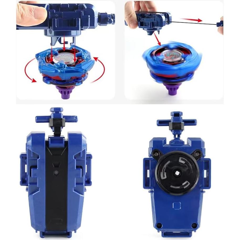 Conjunto Bey Battling Top XIAODANYOUPIN 12 Trompos Giratorios