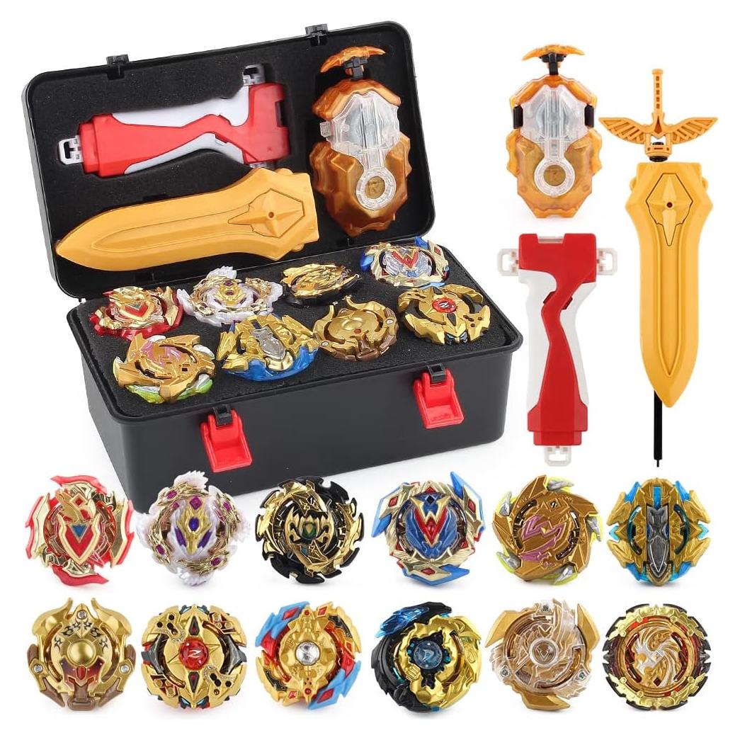 Set de Juguete Bey Battling Top Burst 12 Giros 2 Lanzadores