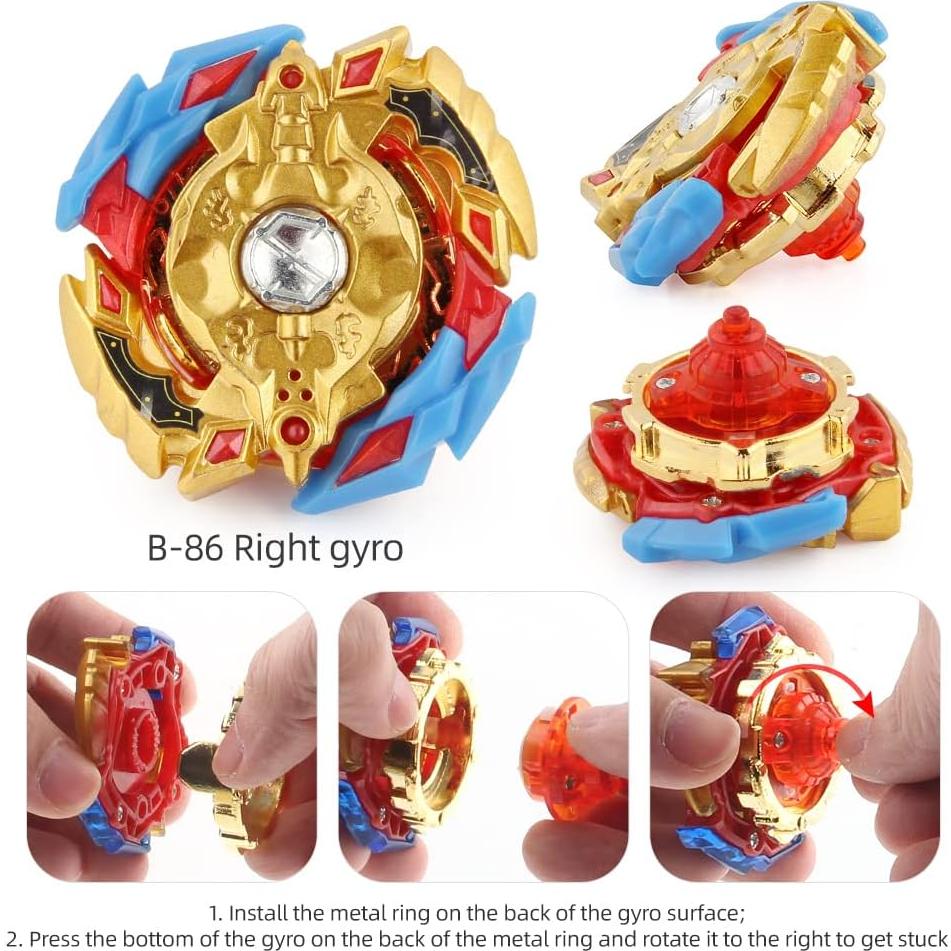 Set de Juguete Bey Battling Top Burst 12 Giros 2 Lanzadores