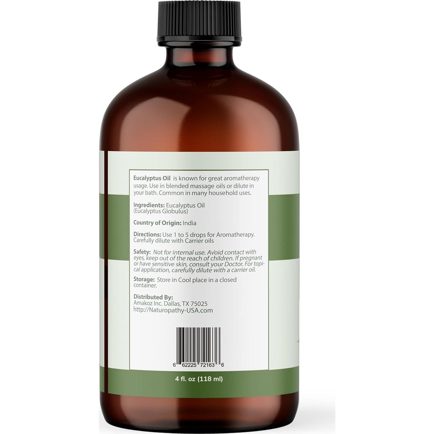 Aceite Esencial de Eucalipto Naturopatía 118 ml - Aromaterapia