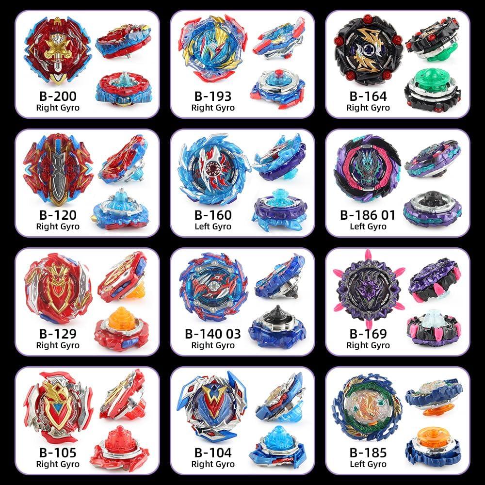 Conjunto Bey Battle Top Daoyehsy 12 Tops 3 Lanzadores