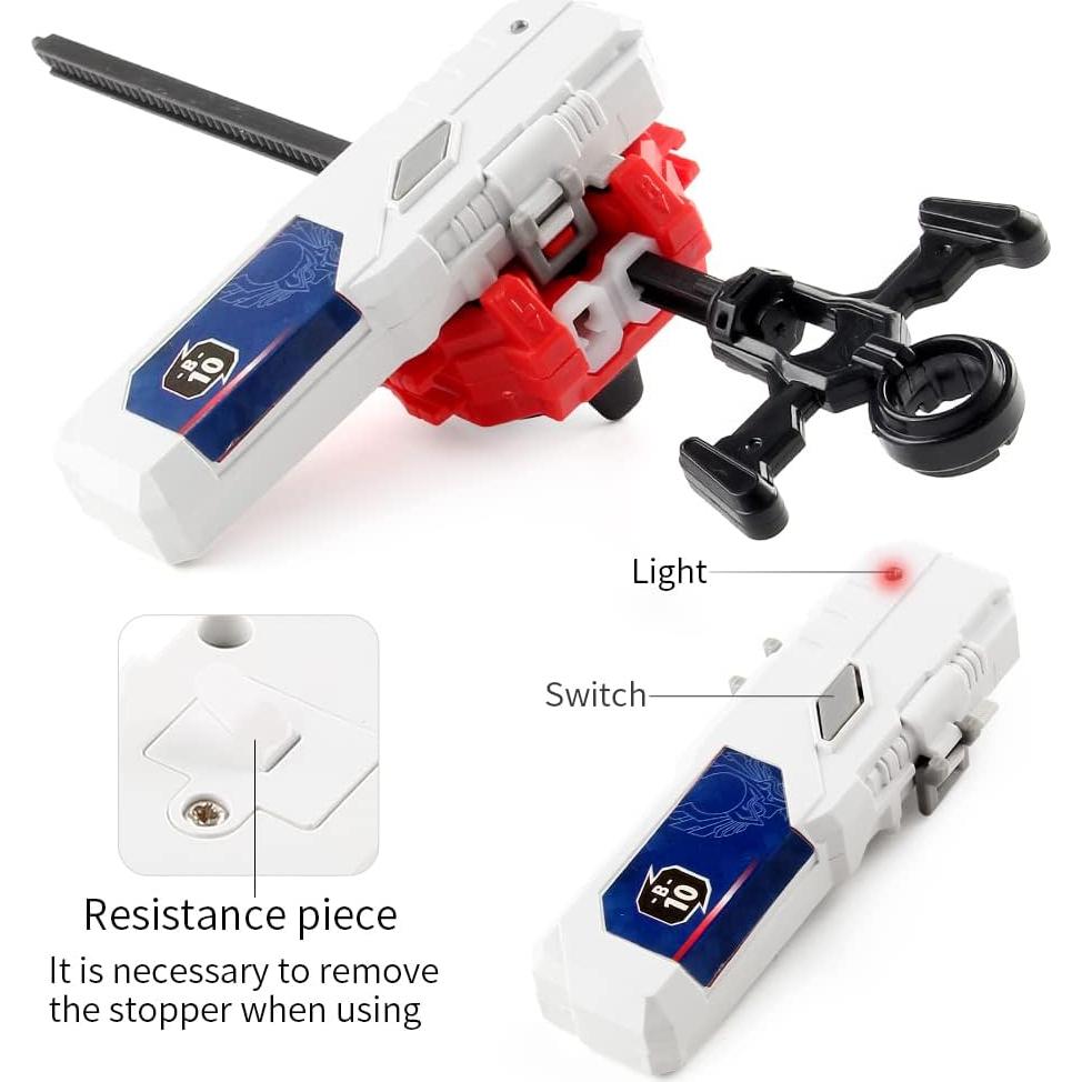 Conjunto Bey Battle Top Daoyehsy 12 Tops 3 Lanzadores