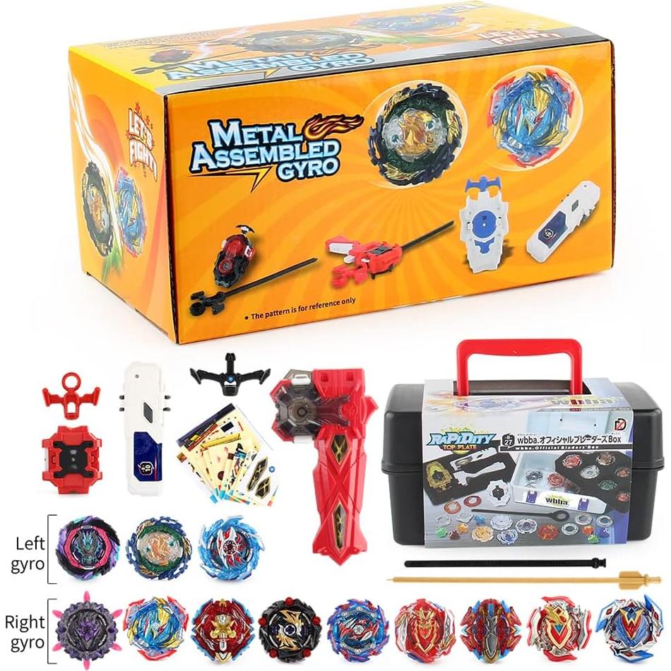 Conjunto Bey Battle Top Daoyehsy 12 Tops 3 Lanzadores