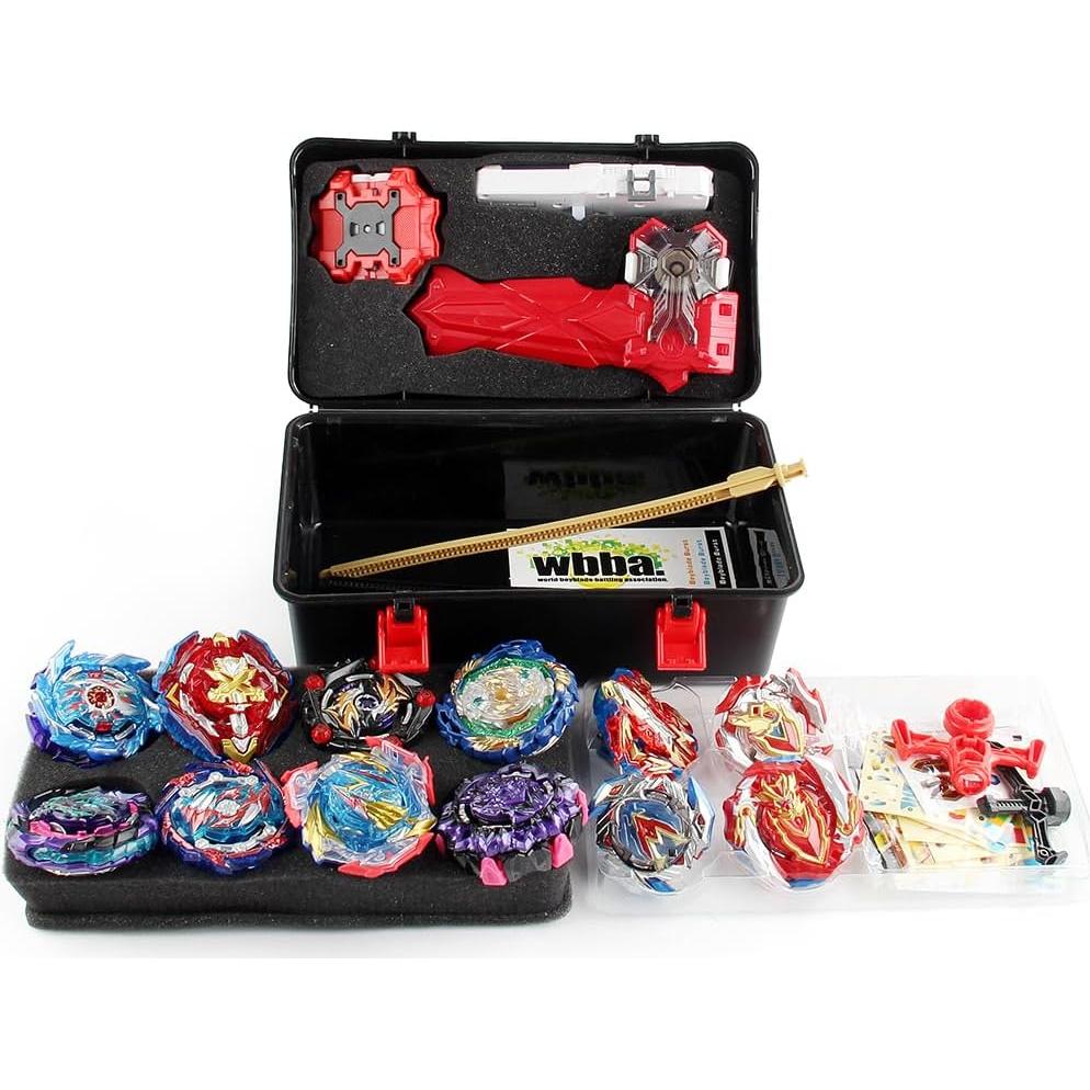 Conjunto Bey Battle Top Daoyehsy 12 Tops 3 Lanzadores