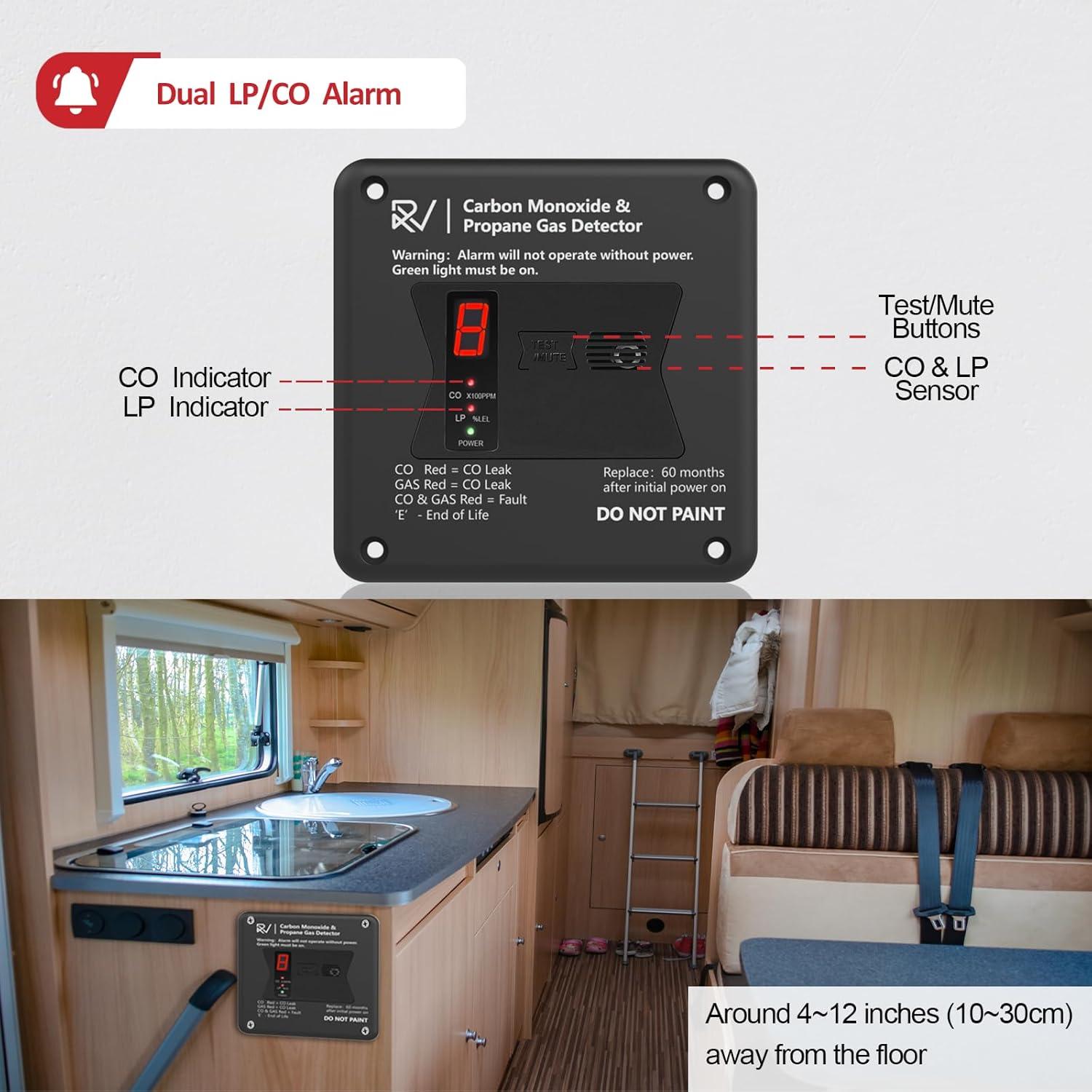 Detector de Monóxido de Carbono y Gas Propano Leakbee R503 2 en 1