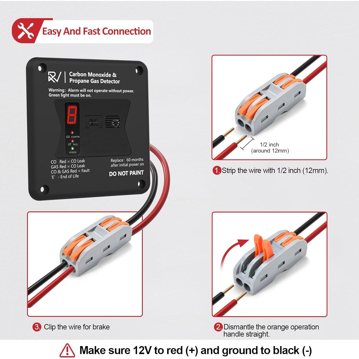 Detector de Monóxido de Carbono y Gas Propano Leakbee R503 2 en 1