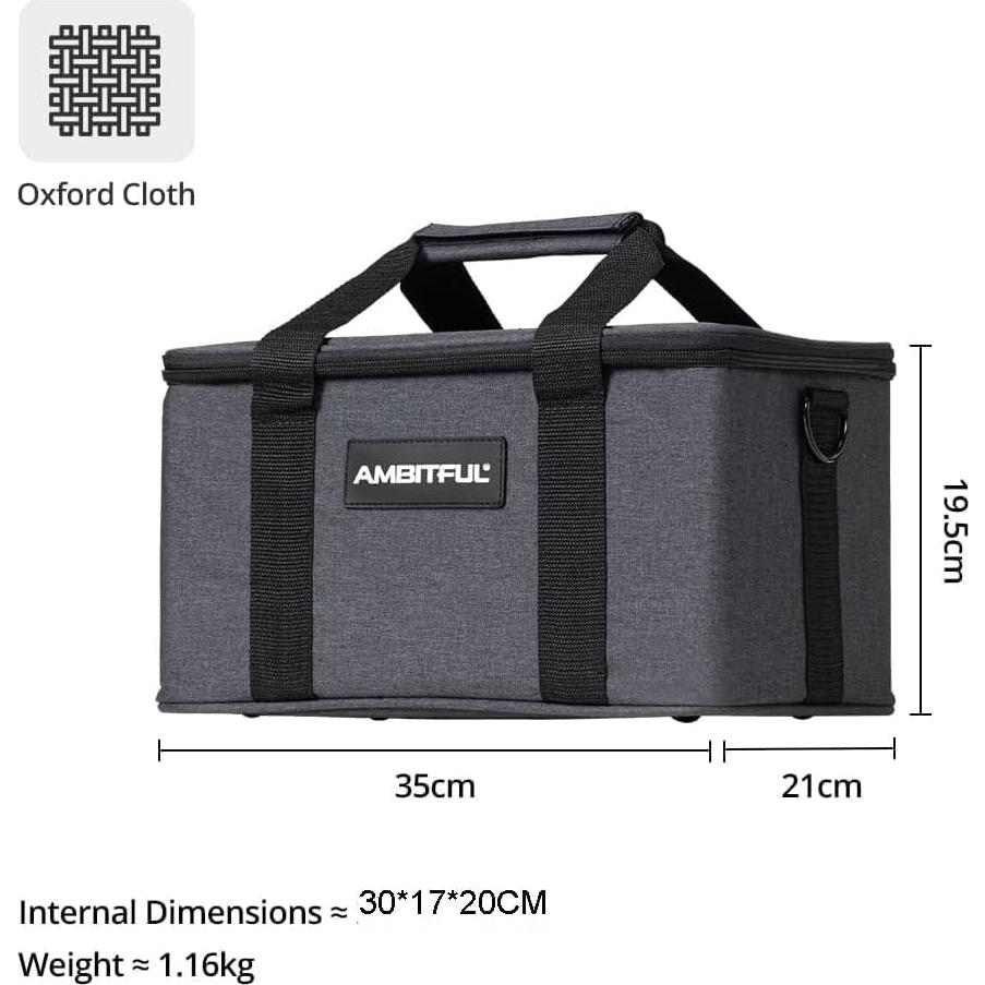 Bolsa de Cámara AMBITFUL PB18 con Compartimentos Ajustables