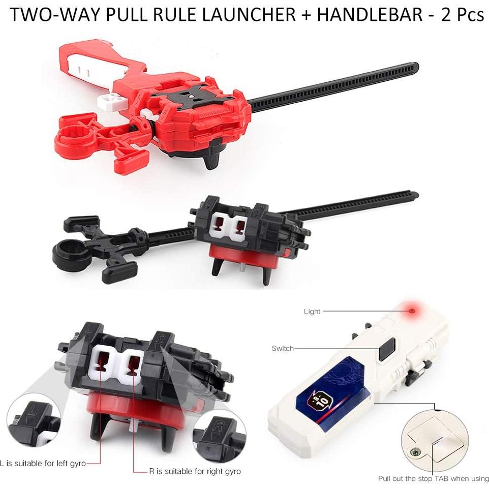 Conjunto Bey Battle Top Daoyehsy 12 Tops 3 Lanzadores