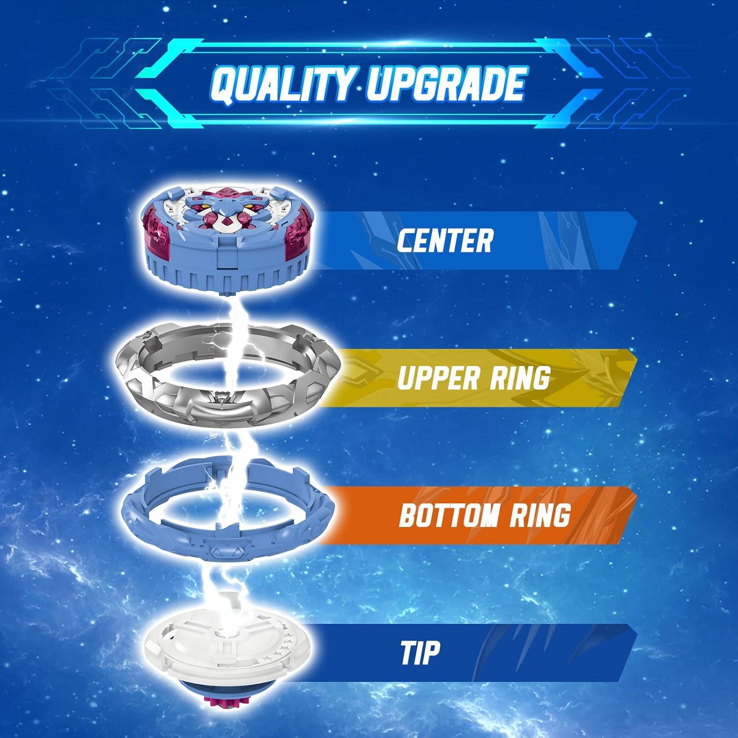 Juguete de Batalla INFINITY NADO Fénix Guerrero Dorado