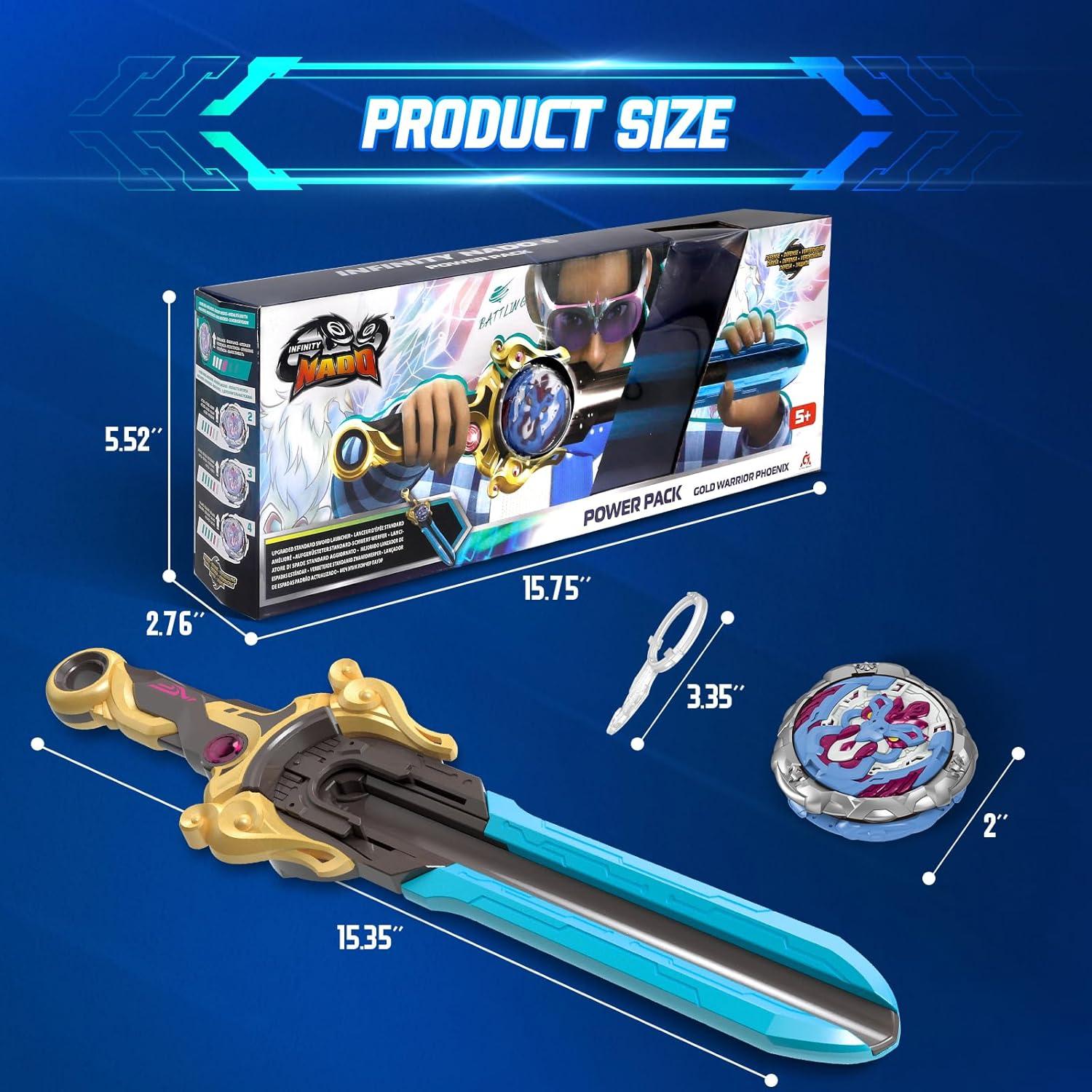 Juguete de Batalla INFINITY NADO Fénix Guerrero Dorado