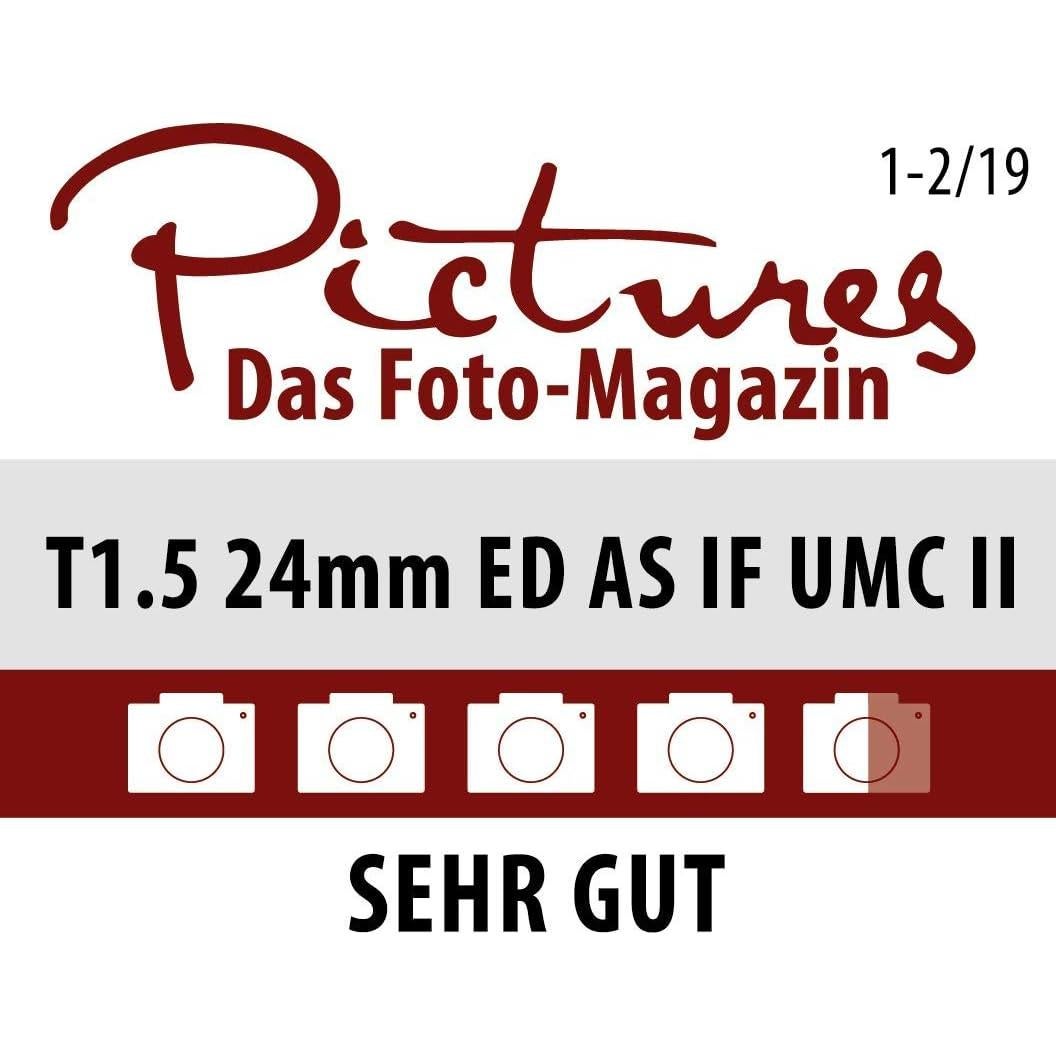 Lente de Video Samyang 24mm T1.5 para Micro Cuatro Tercios