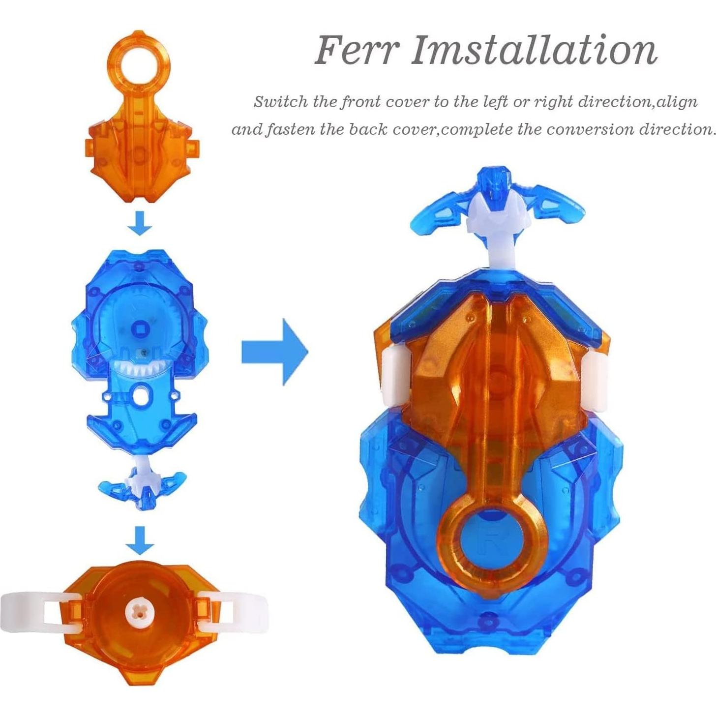 Peonza Beyblade B-189 Guilty Longinus con Lanzador B-184