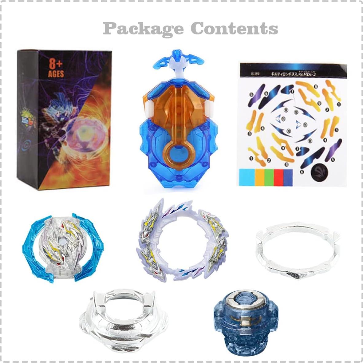 Peonza Beyblade B-189 Guilty Longinus con Lanzador B-184