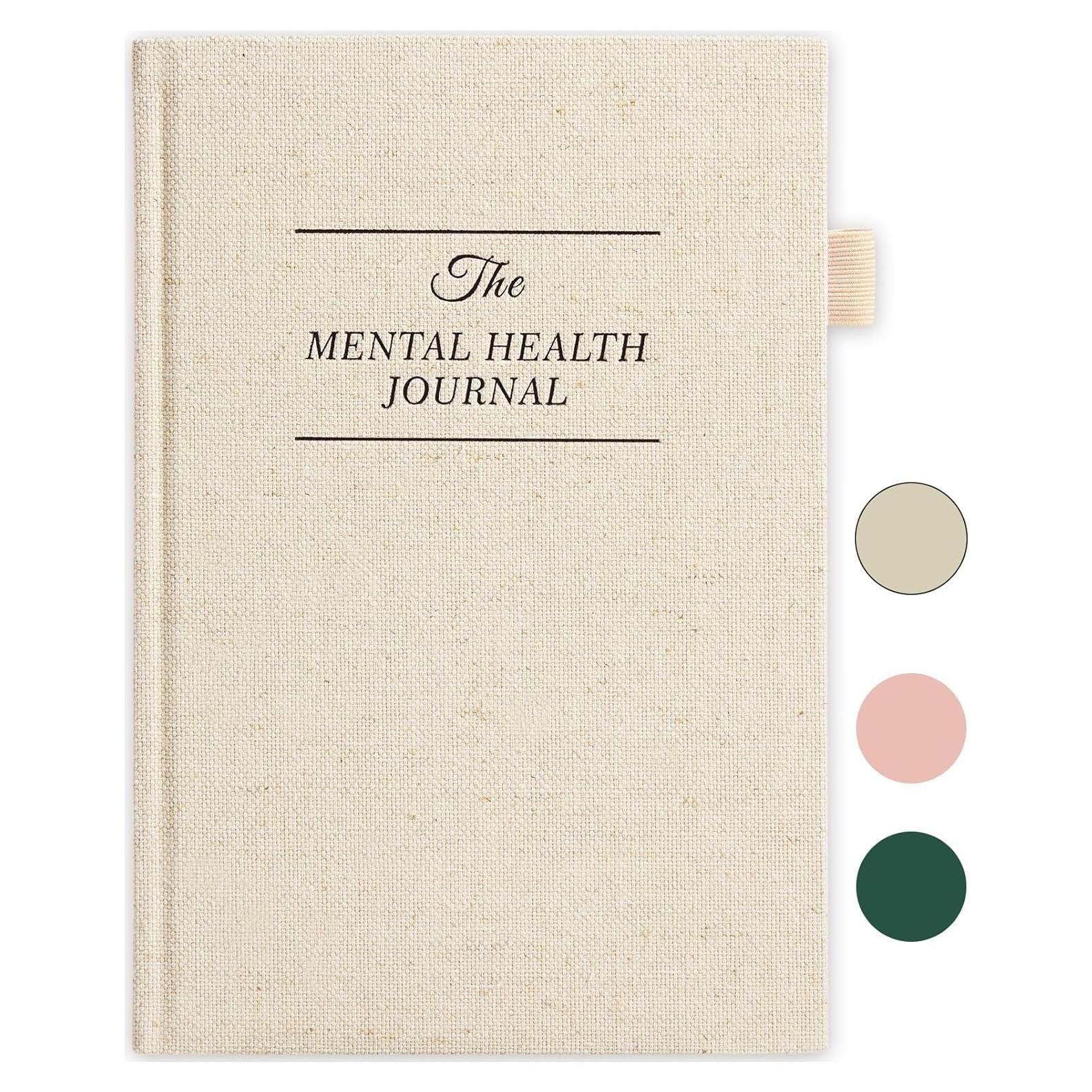 Diario de Salud Mental 5 Minutos al Día A5 Beige - Cuidado Personal