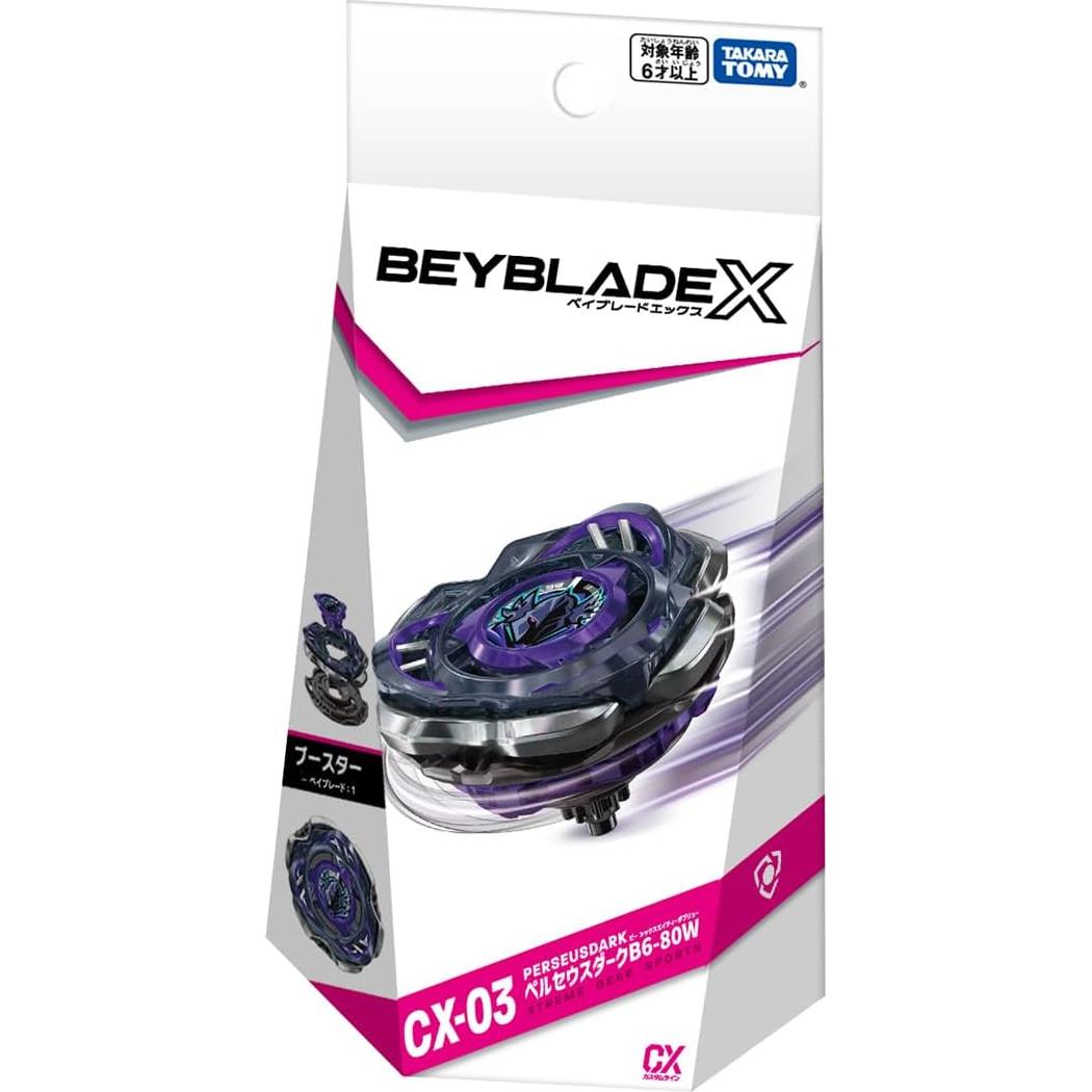 Beyblade X Takara Tomy CX-03 Booster Perseus Oscuro