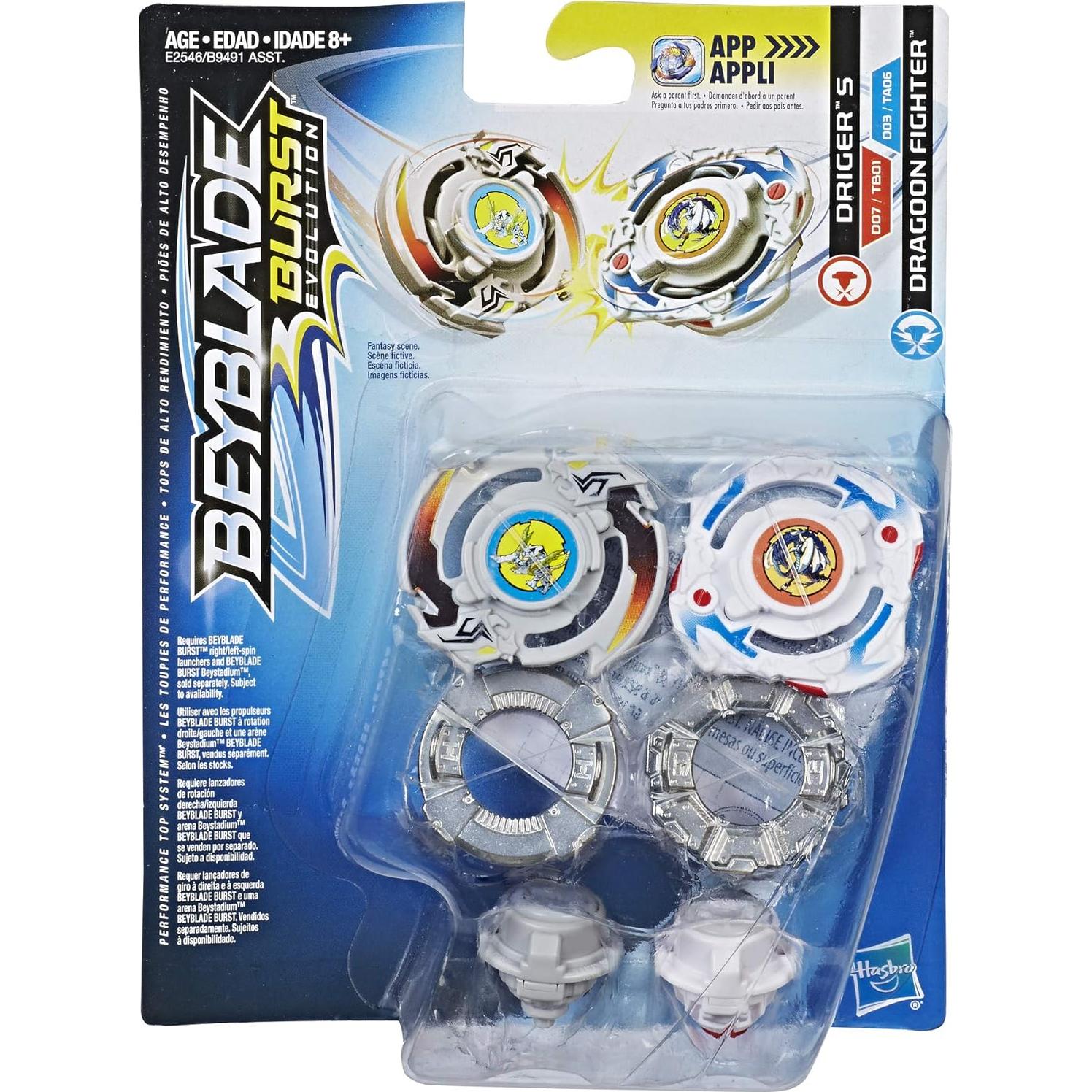 Trompo Beyblade Burst Driger S y Dragoon F - Hasbro