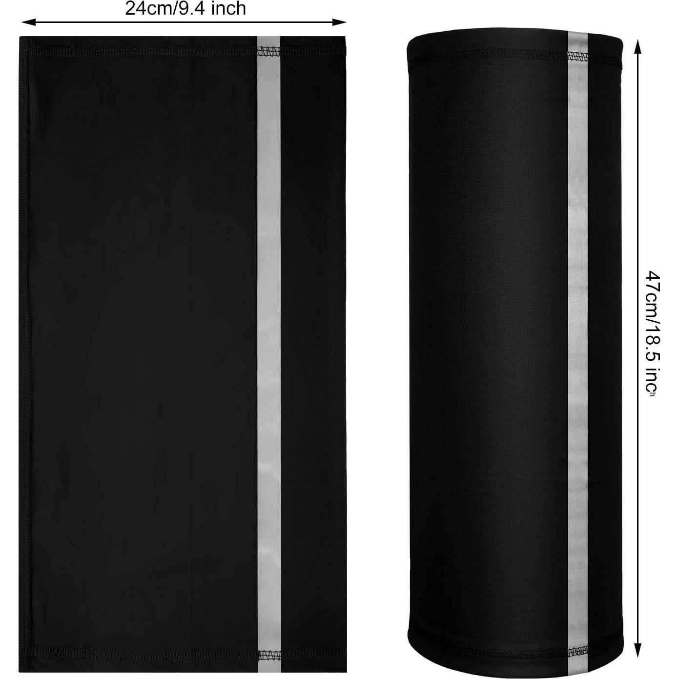 Gaiters de Cuello SATINIOR 4 Pcs Reflectantes UV para Hombres