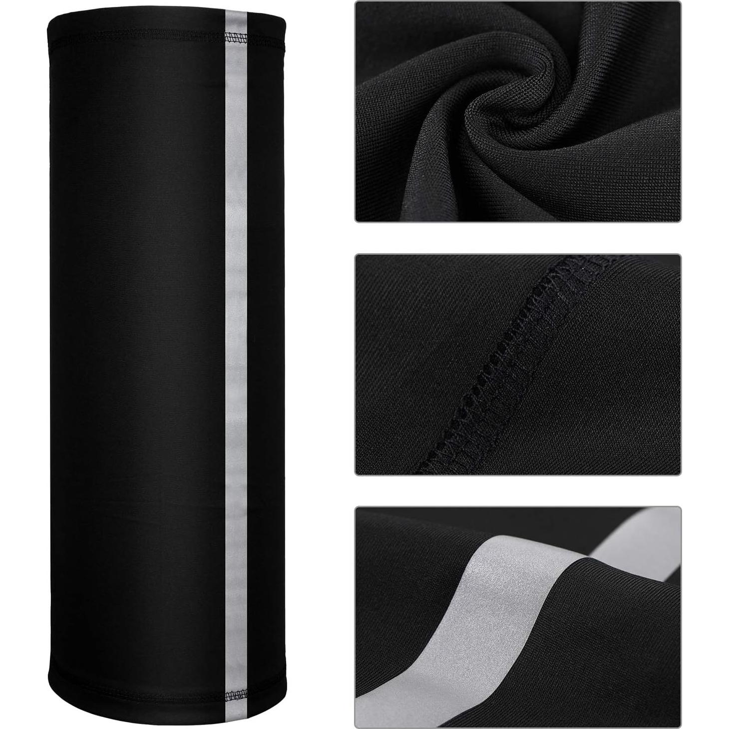 Gaiters de Cuello SATINIOR 4 Pcs Reflectantes UV para Hombres